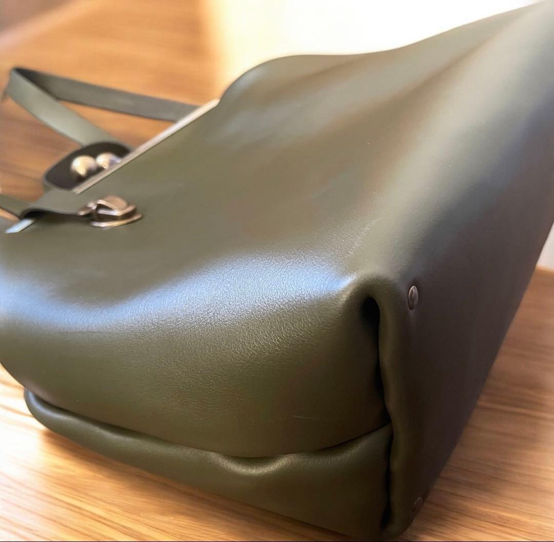 イタリアンレザー がま口リュック