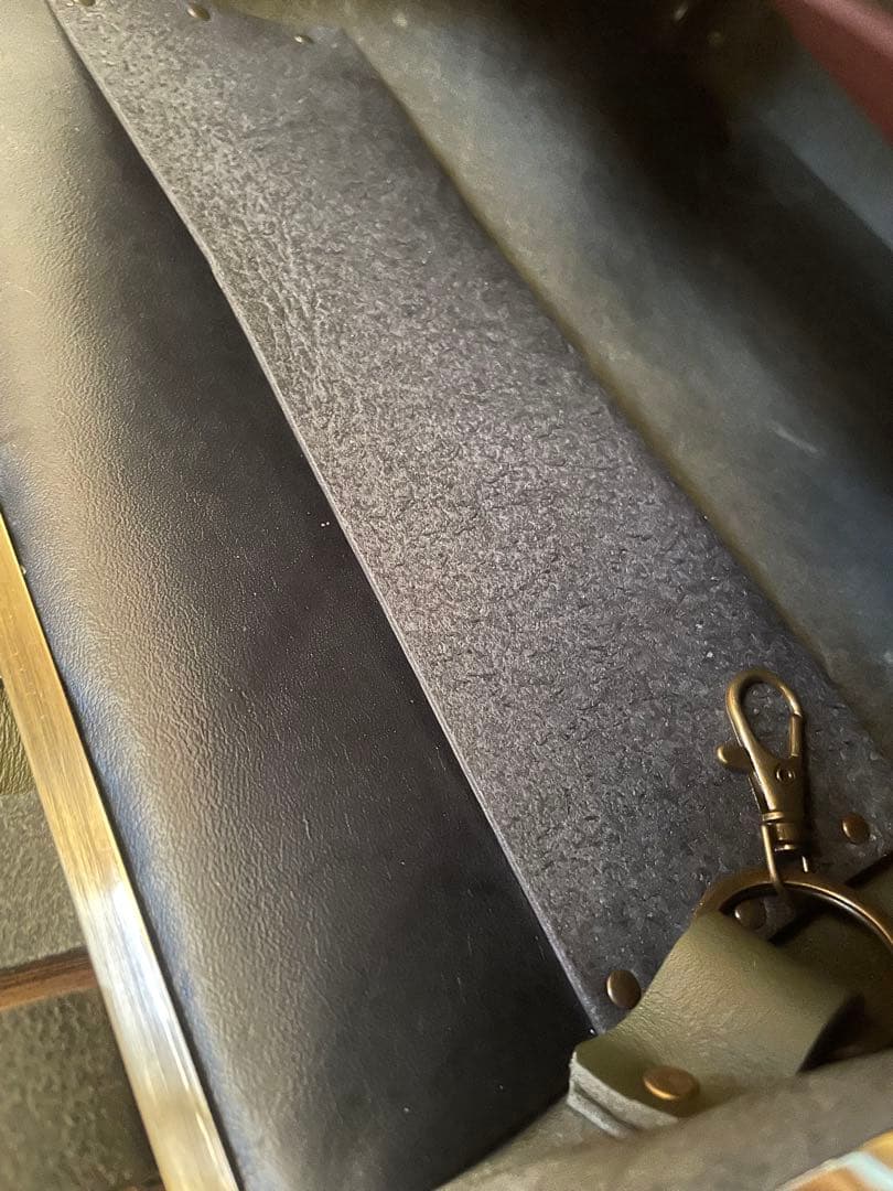 イタリアンレザー がま口リュック