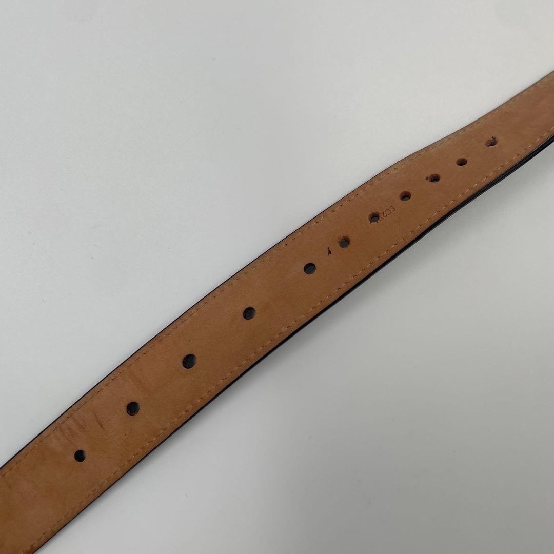 【✨美品】ルイヴィトン ベルト サンチュール LV イニシャル エピ ブラック