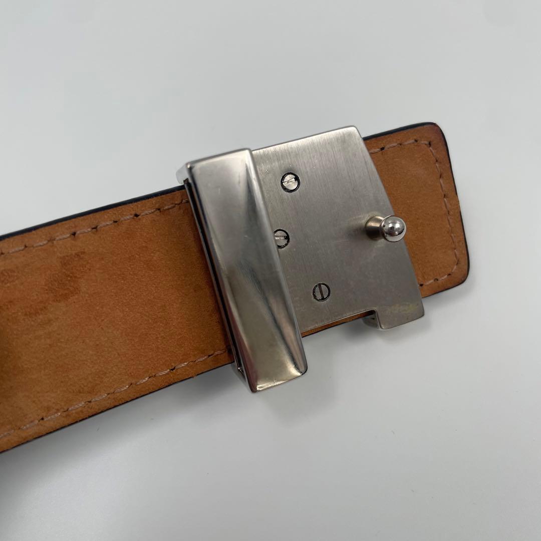 【✨美品】ルイヴィトン ベルト サンチュール LV イニシャル エピ ブラック