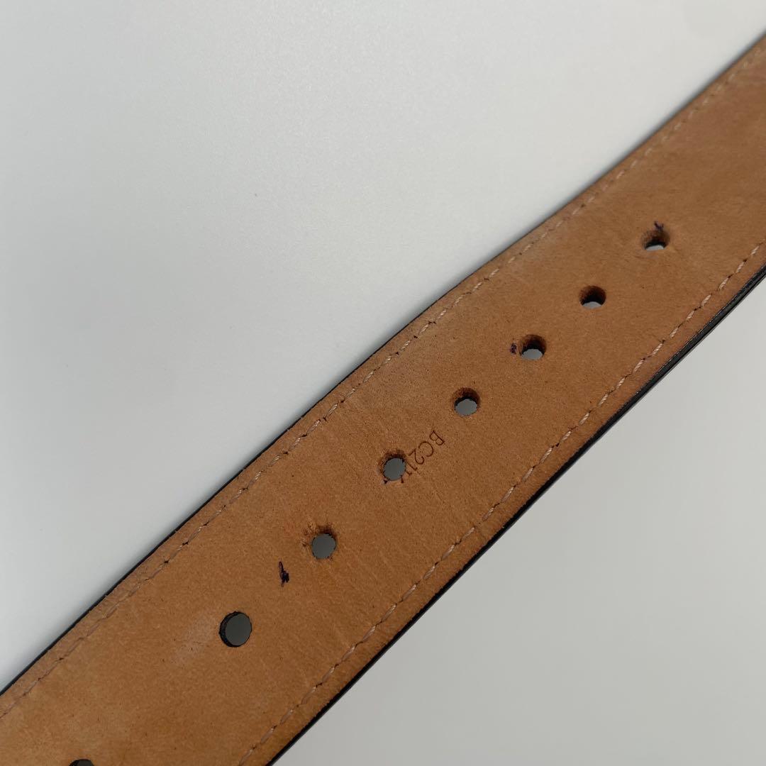 【✨美品】ルイヴィトン ベルト サンチュール LV イニシャル エピ ブラック