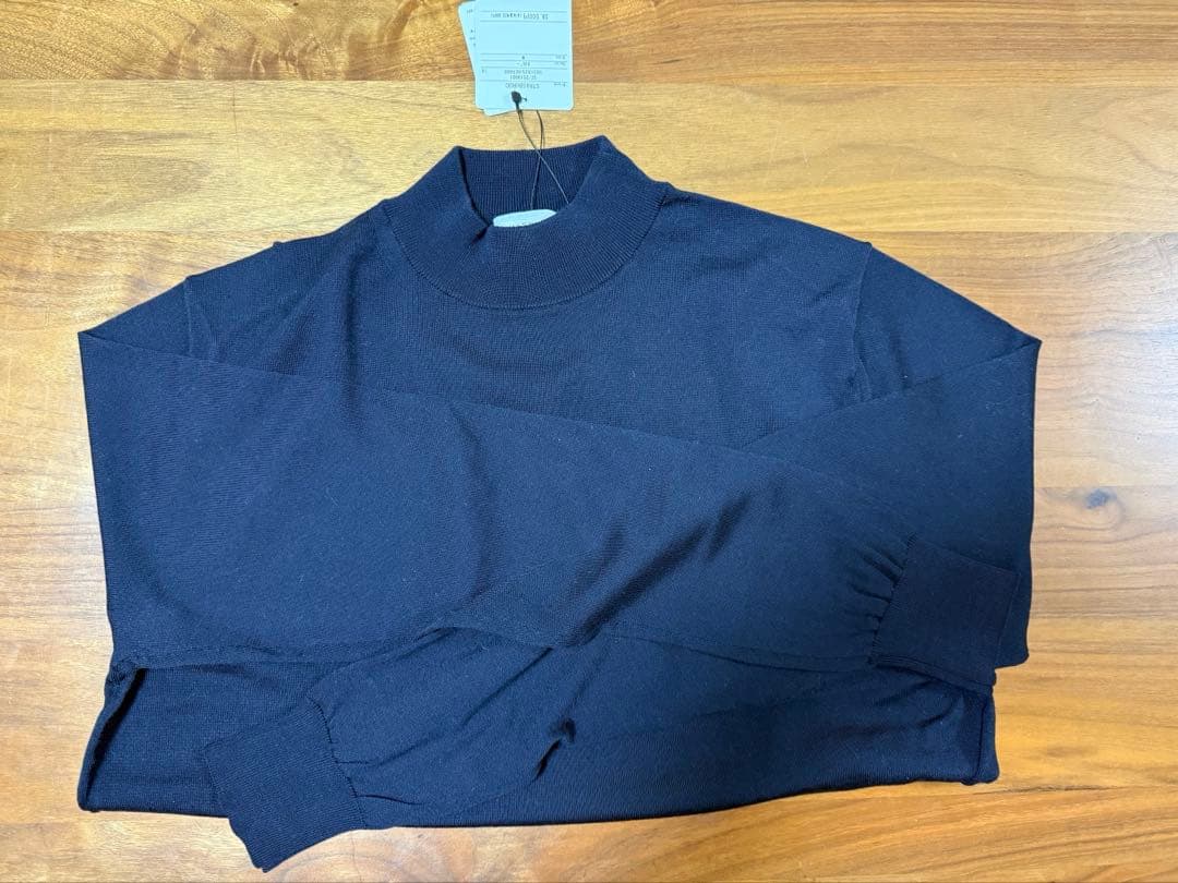 ストラスブルゴ　ウールモックネック　ネイビー　新品未使用