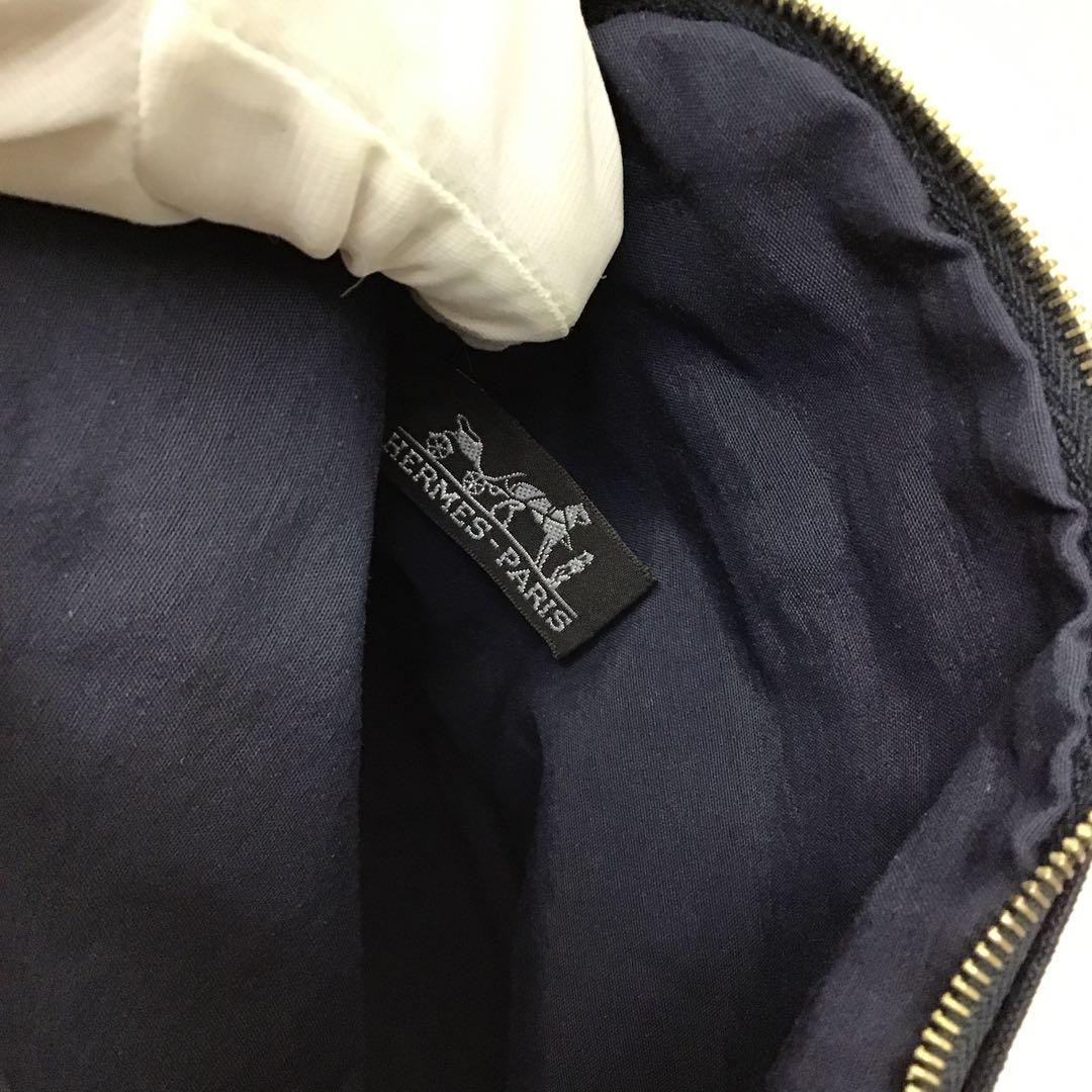 ‼️最終値下げ‼️❣️エルメス HERMES❣️ ボリードポーチ　小物入れ　ネイビー