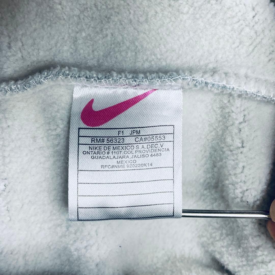 【限定コラボ】ステューシー×ナイキ☆ワンポイント刺繍ロゴ　裏起毛　2XL相当