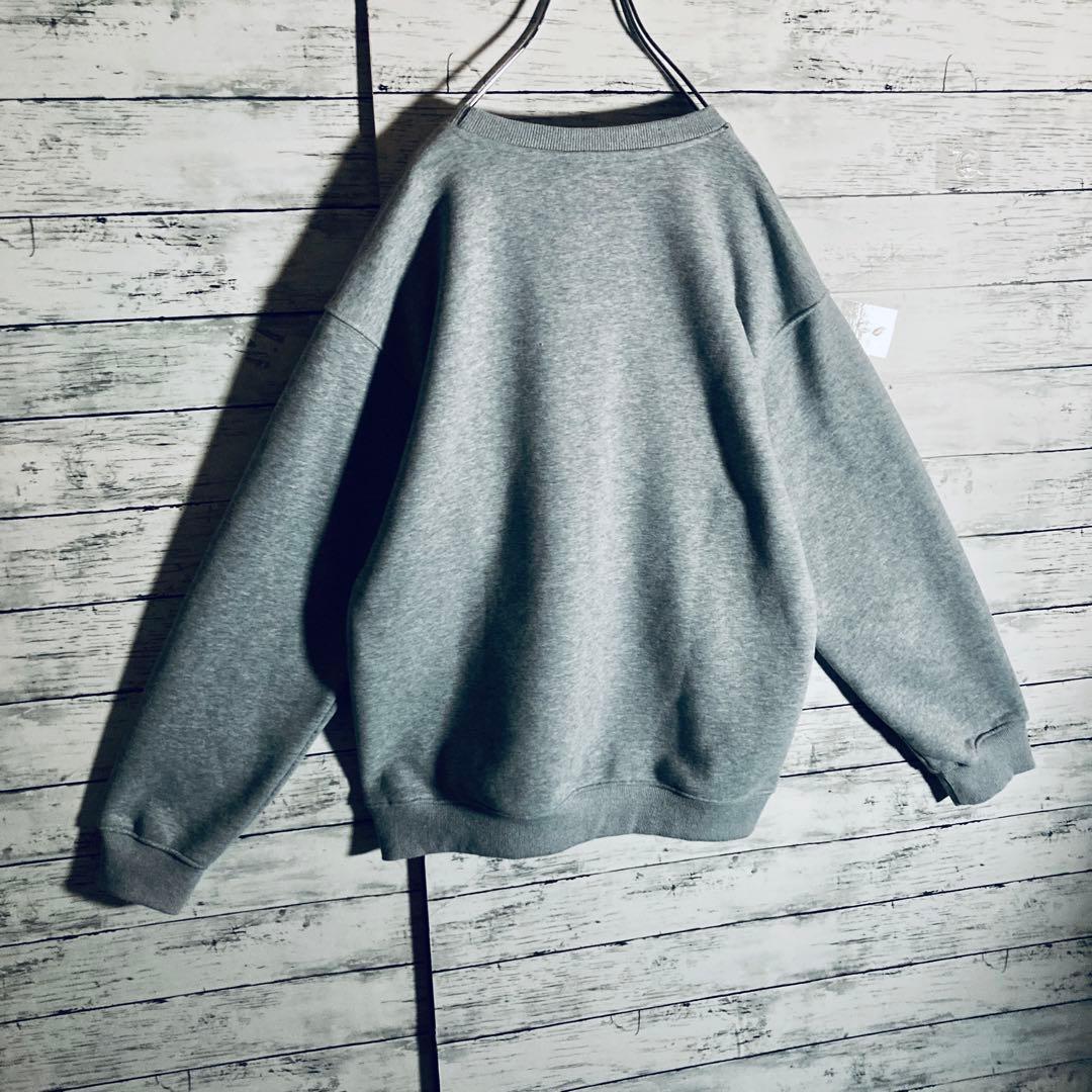 【限定コラボ】ステューシー×ナイキ☆ワンポイント刺繍ロゴ　裏起毛　2XL相当