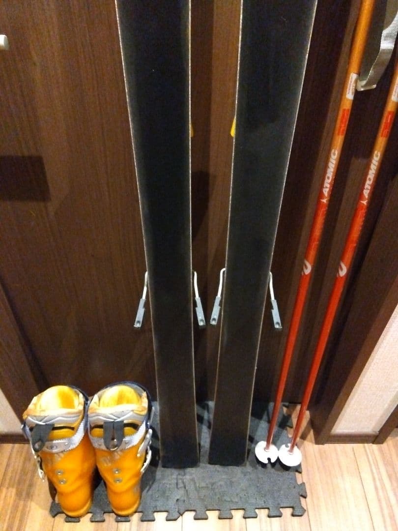 高級【ハイエンド】 SALOMON 男女兼用 スキーセット メンテ・WAX済み✔