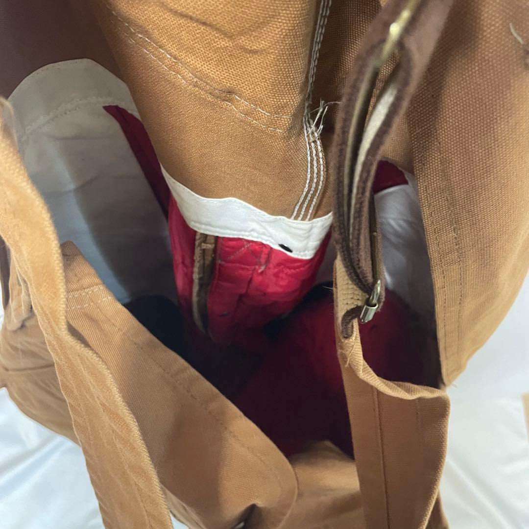 専用　　　オーバーオール 46インチ　ダック地　ダブルニー　キャメル