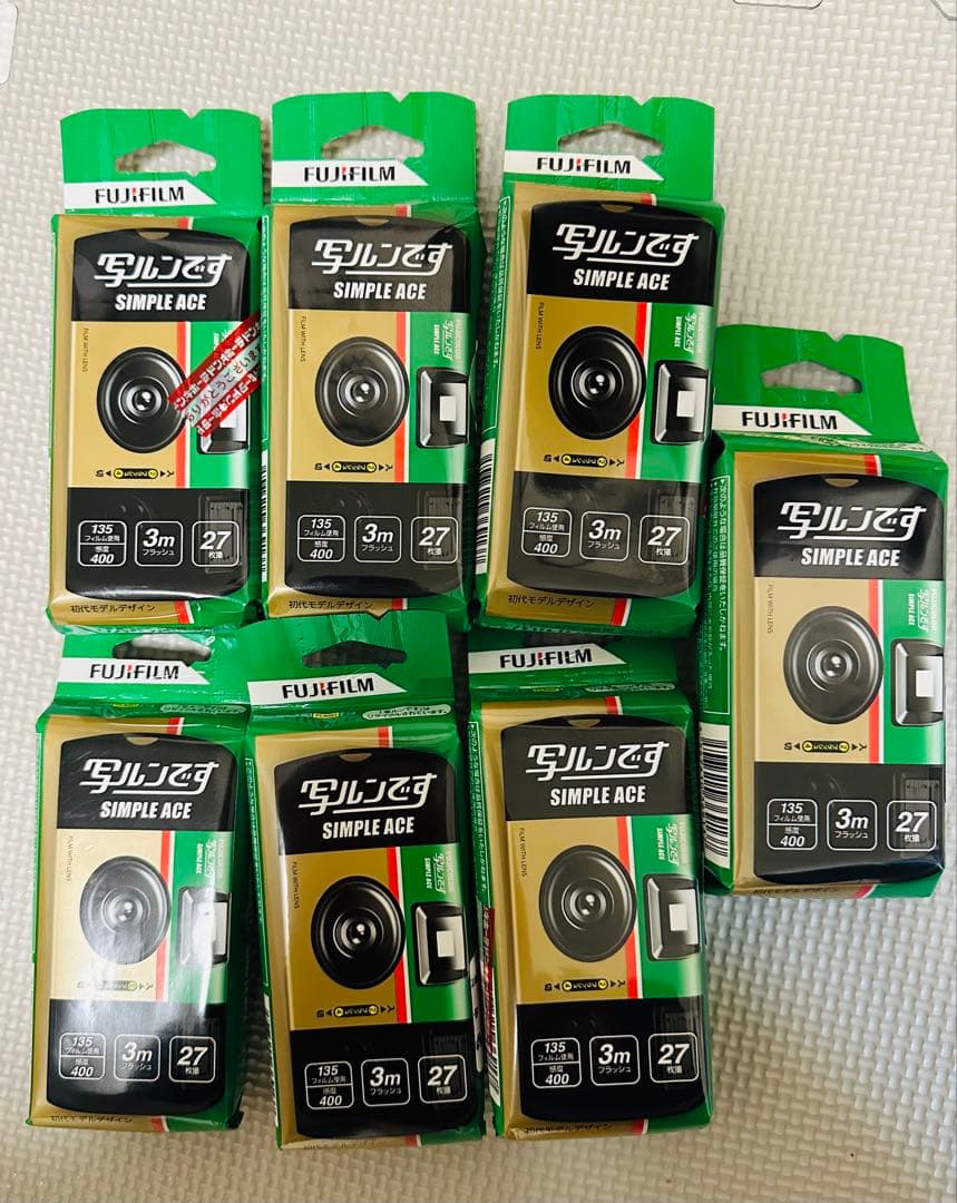 FUJIFILM SIMPLE ACE 使い捨てカメラ 7個セット