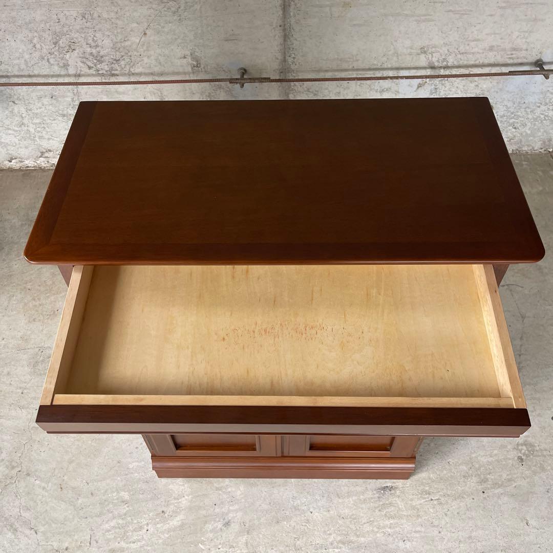 美品　マルニ木工 maruni 地中海シリーズ 電話台 サイドラック