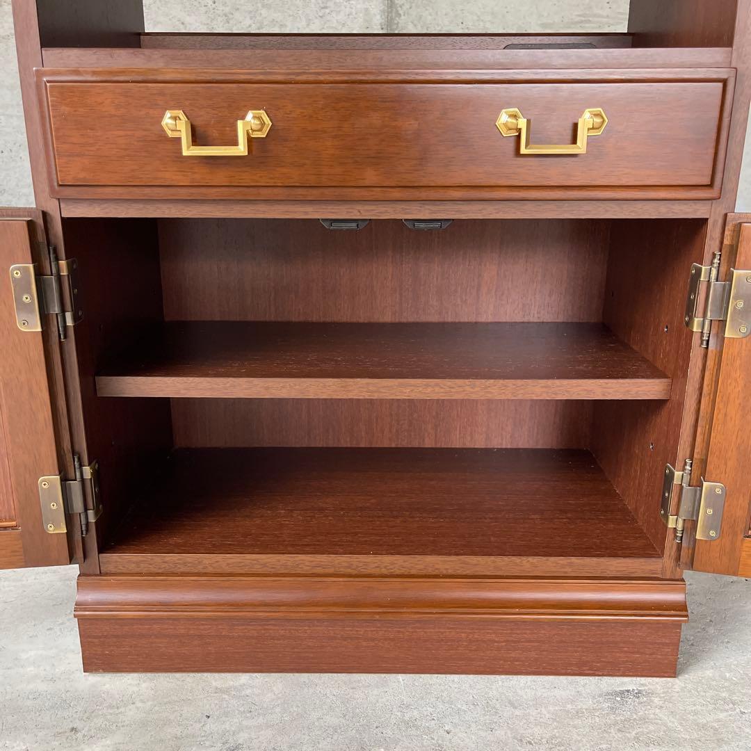 美品　マルニ木工 maruni 地中海シリーズ 電話台 サイドラック