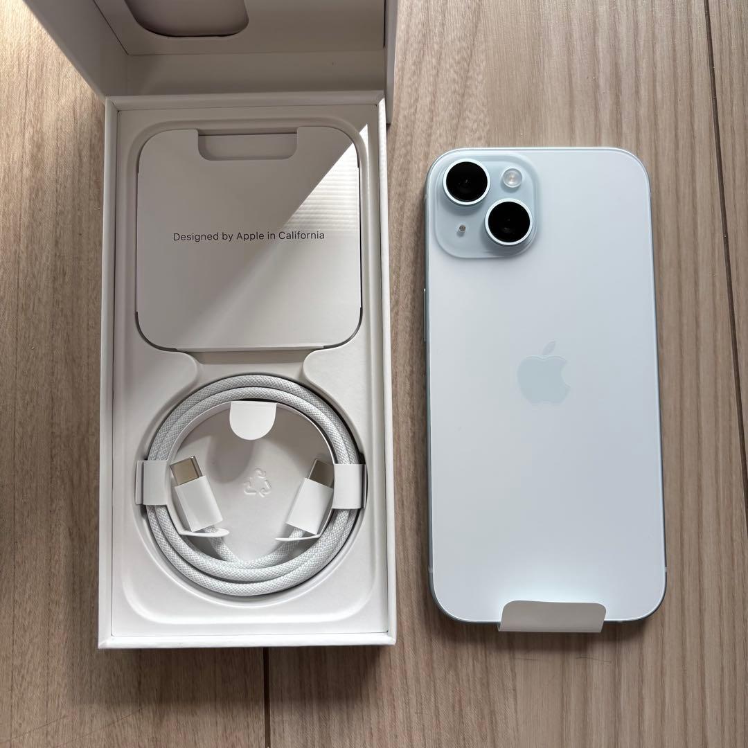 【新品未使用】iPhone 15 128GB Blue 本体