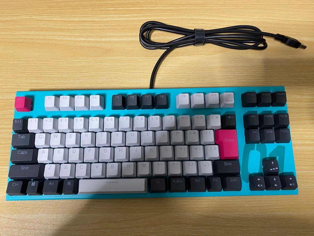 東プレ　REALFORCE ゲーミングキーボード GX1 初音ミク　コラボモデル
