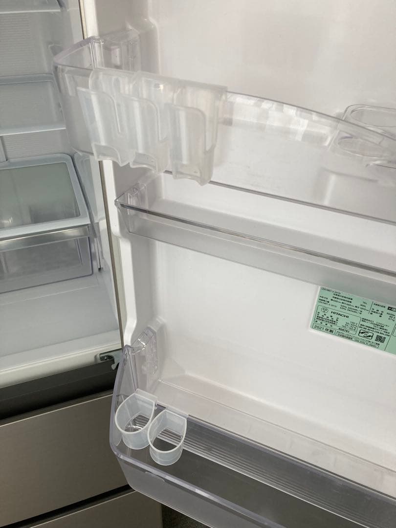 日立 冷蔵庫 幅60cm 375L R-V38NV(N) 3ドア 右開き