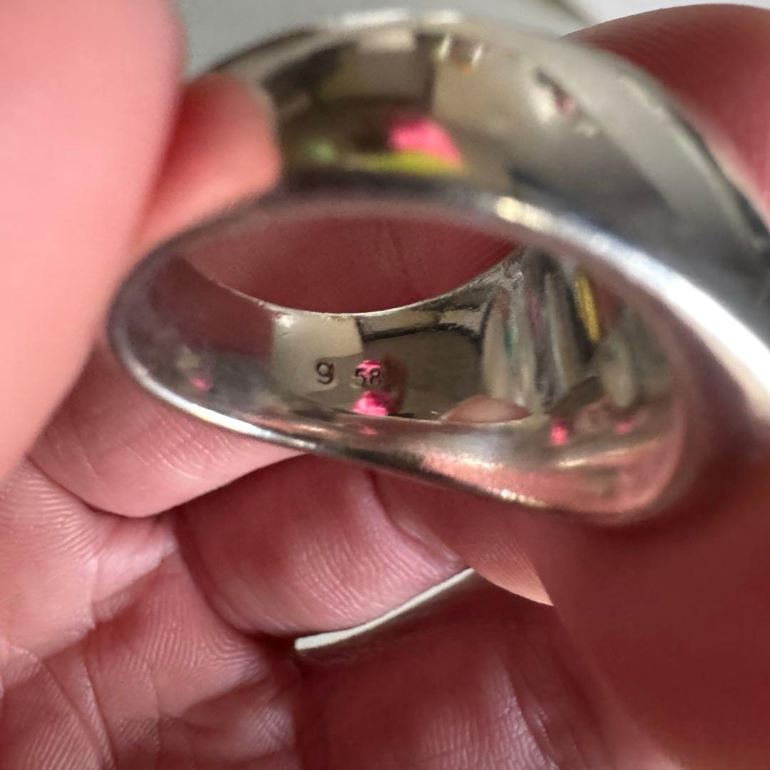 アクセサリー TOMWOOD Cushion Black Onyx Ring 58