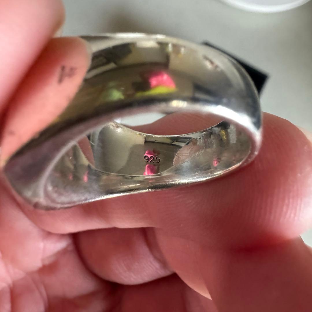 アクセサリー TOMWOOD Cushion Black Onyx Ring 58