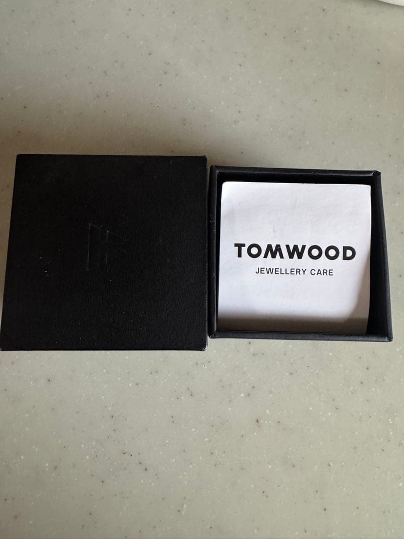 アクセサリー TOMWOOD Cushion Black Onyx Ring 58