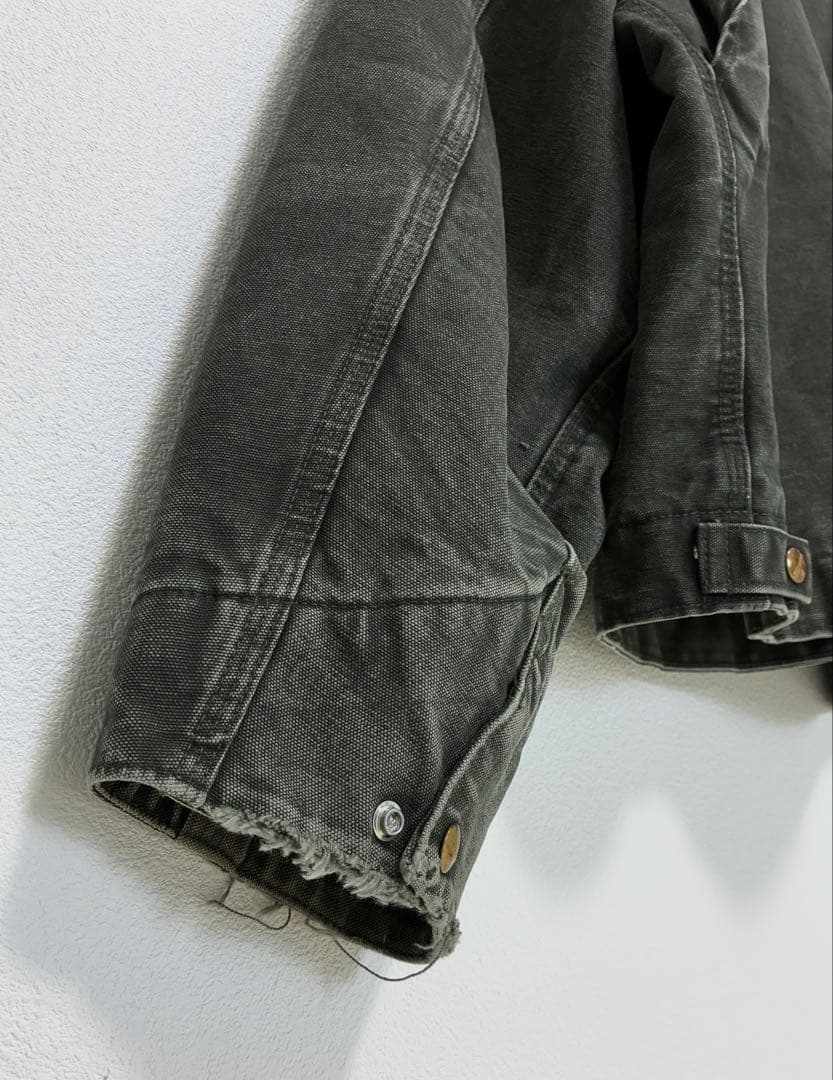 レア Carhartt デトロイトジャケットモスグリーン 2XL J97