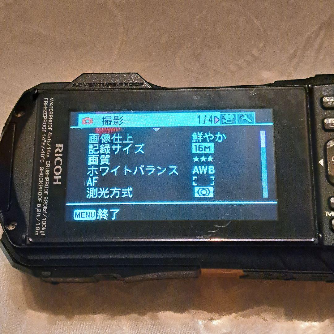 リコー RICOH　WG-50 防水デジタルカメラ ＋バッテリー＋SDカード