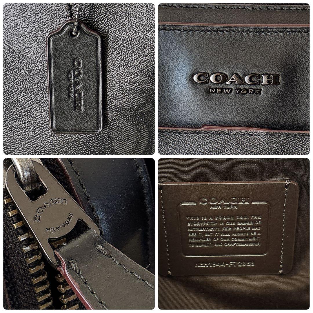 美品✨COACH 2way ブリーフケース ビジネス シグネチャー A4 自立