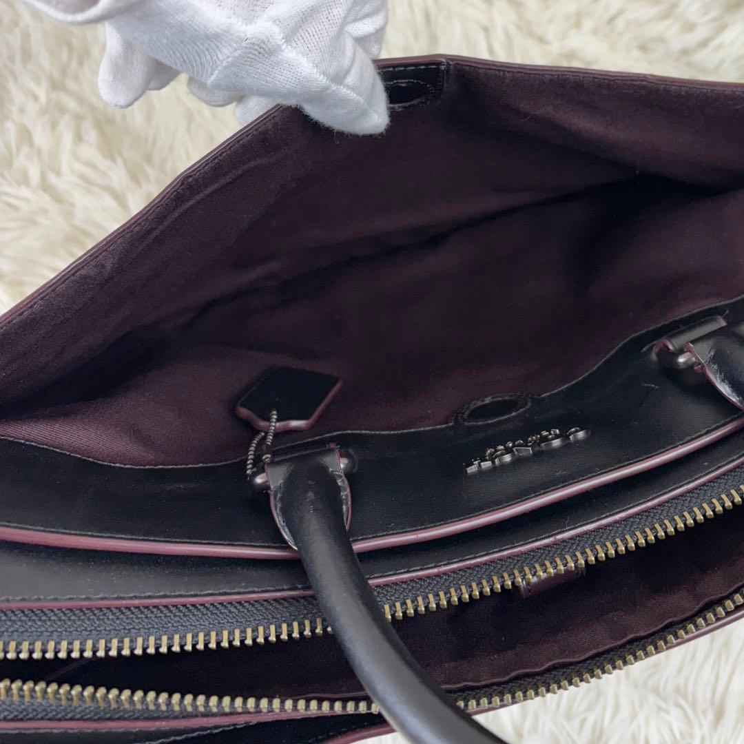 美品✨COACH 2way ブリーフケース ビジネス シグネチャー A4 自立