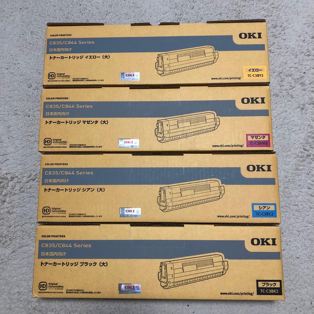 OKI 純正トナーカートリッジ （大）４色セット TC-C3B No2