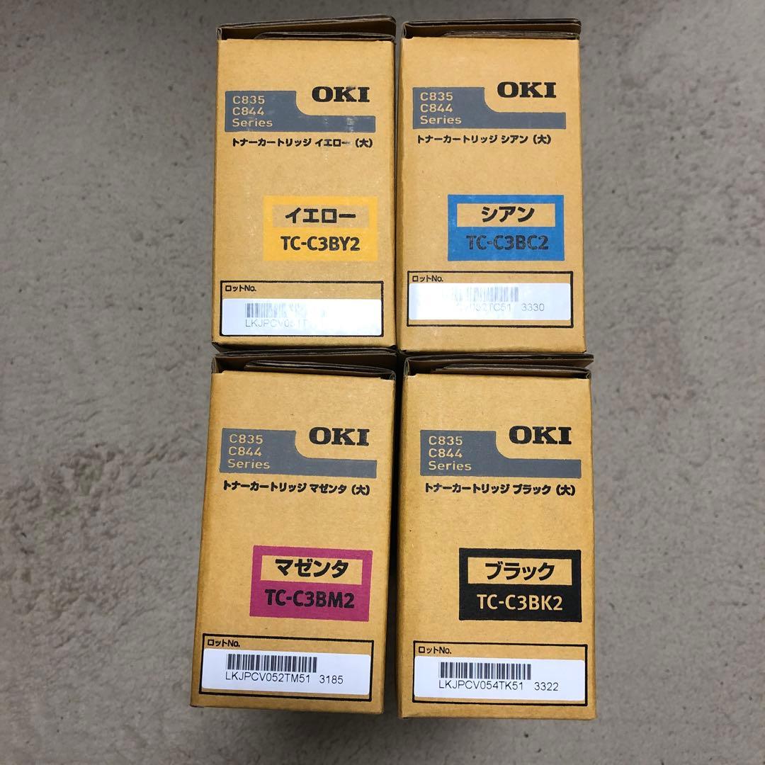 OKI 純正トナーカートリッジ （大）４色セット TC-C3B No2