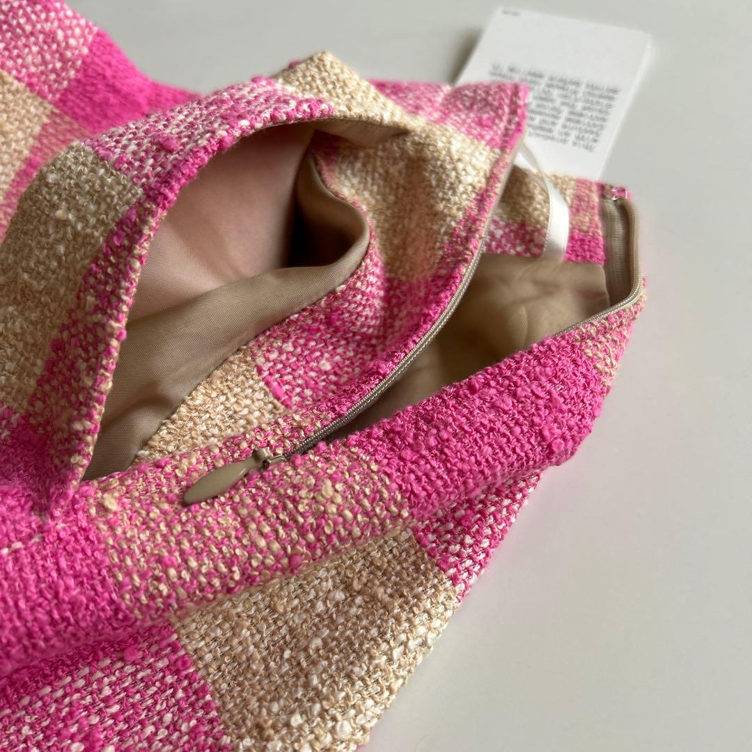 未使用UNITED ARROWS BONOTTO スカート ロング チェック38