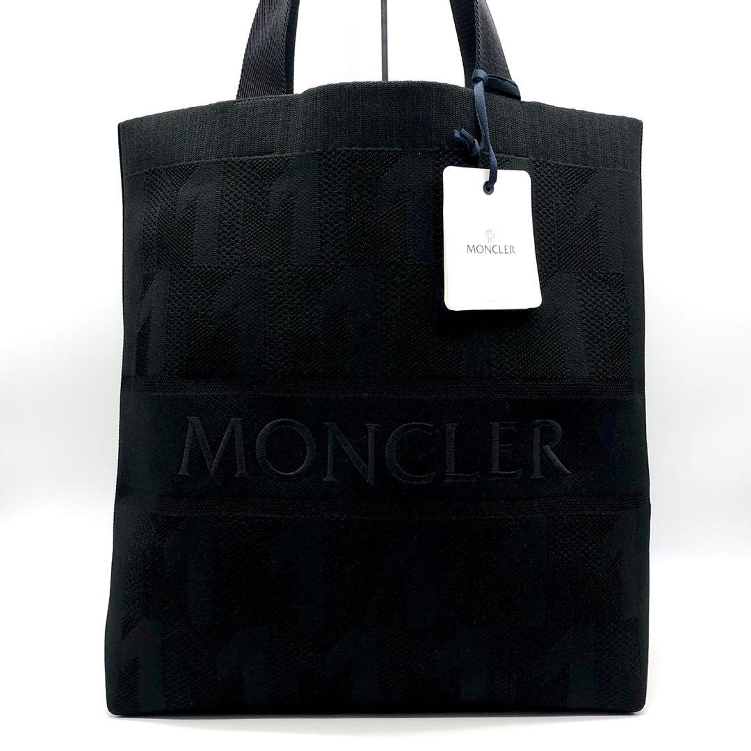 ✨新品・タグ付き✨モンクレール トートバッグ ニット モノグラムロゴ M3706