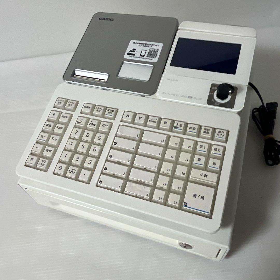 CASIO カシオ レジスター 業務用 SR-S4000-20SWE スマホ連携