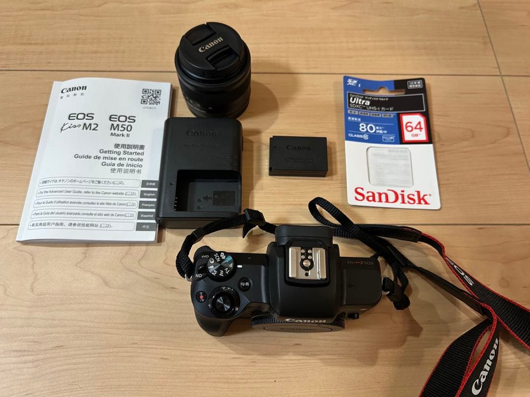 Canon キャノン EOS KISSM2 15-45mm STM