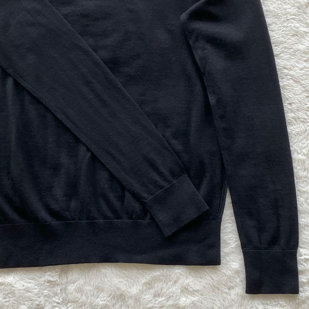 未使用品 Theory ウール タートルネックニット セーター ブラック 38