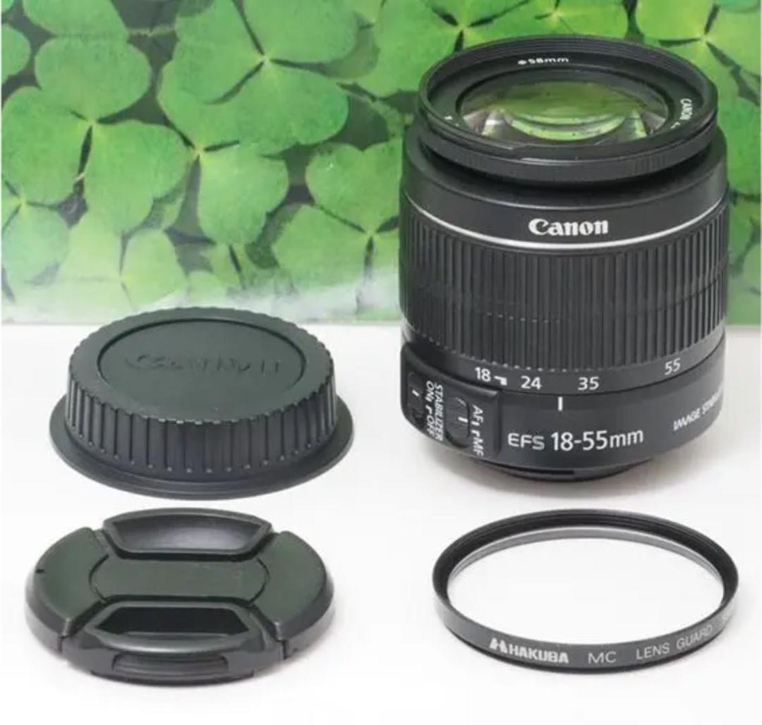 【美品】キヤノンEF-S18-55mmISⅡ標準ズームレンズ⭐️使いやすい⭐️