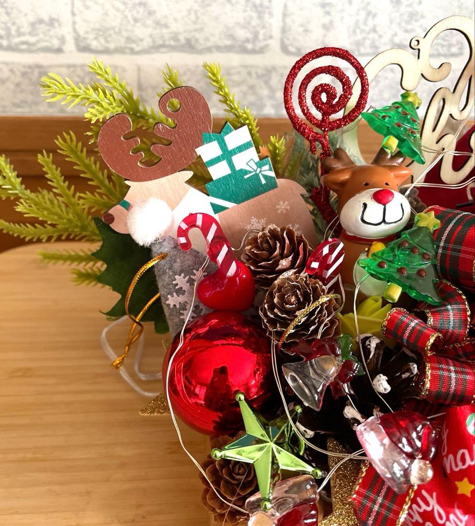 ピンクのクリスマスツリー 約55cm❣️⭐️必ずプロフ読んでください❣️3点❣️