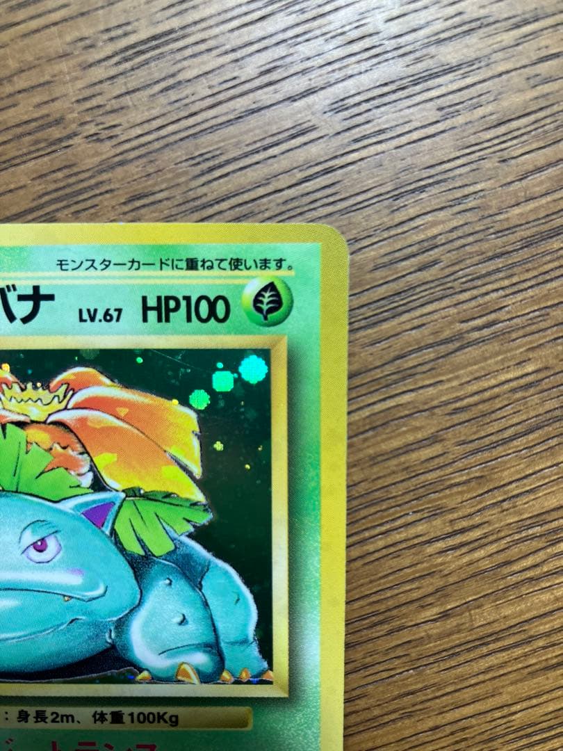 旧裏　ポケモンカード　フシギバナ(枠ズレ)