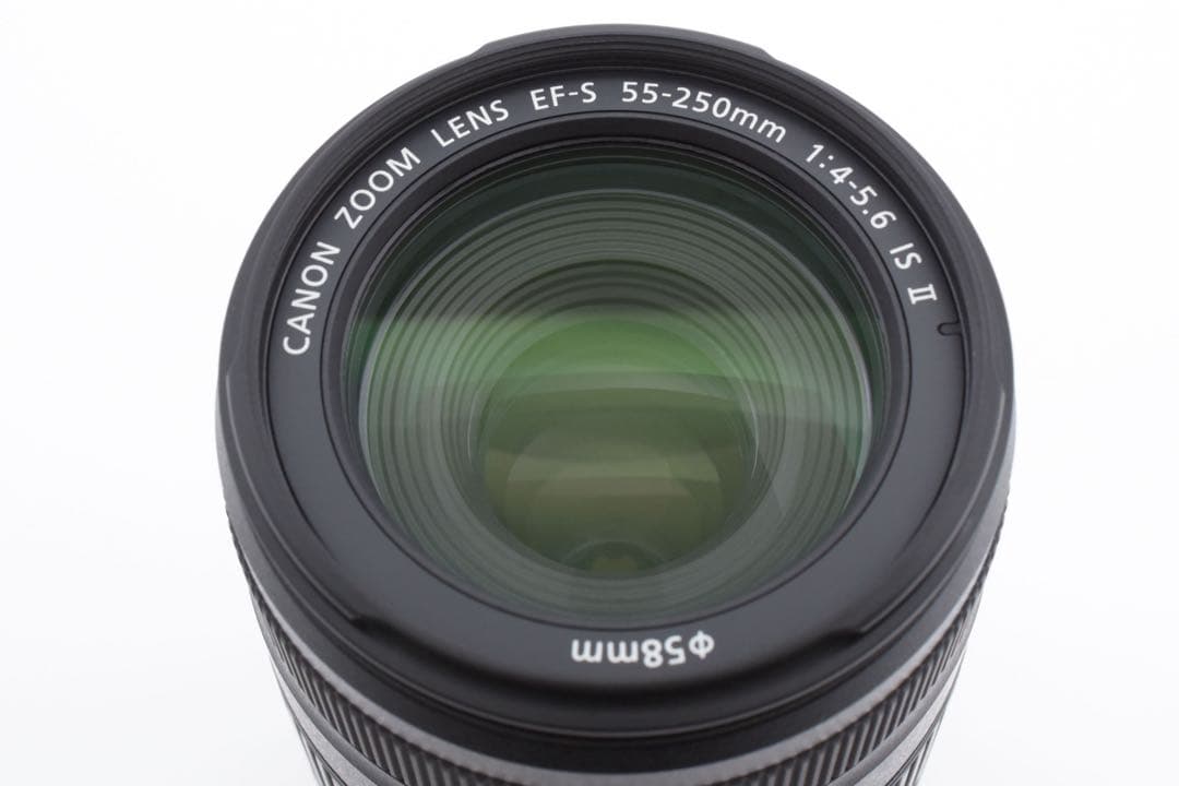 【美品】CANON EF-S 55-250mm IS II 望遠ズームレンズ