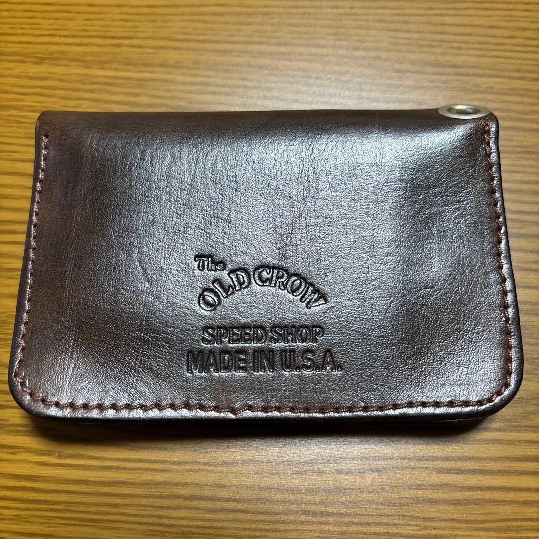 OLD CROW SPEED SHOP レザーウォレット GLAD HAND