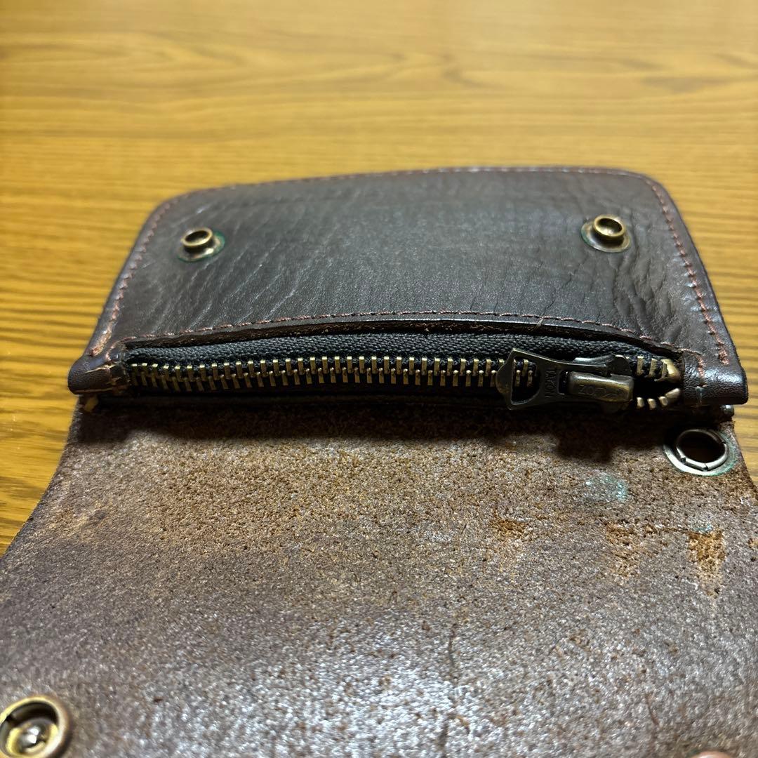 OLD CROW SPEED SHOP レザーウォレット GLAD HAND