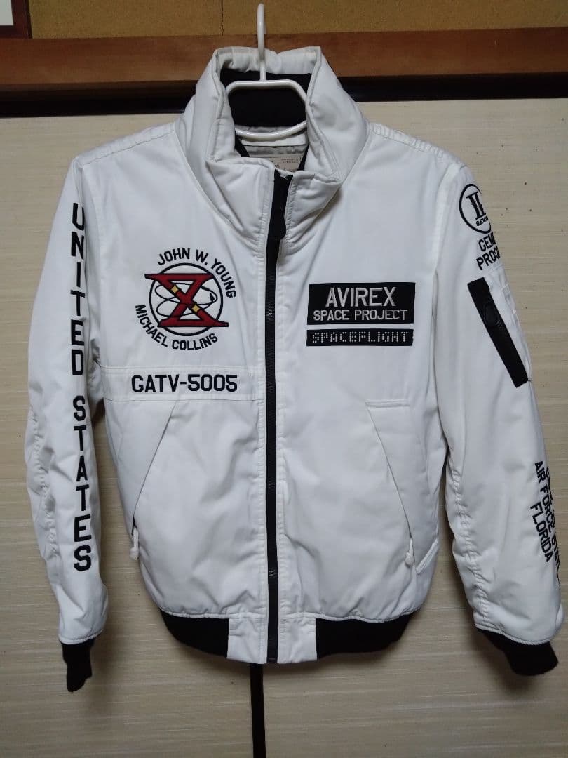 AVIREX GATV-500S 　ホワイト　ブルゾンジャケット