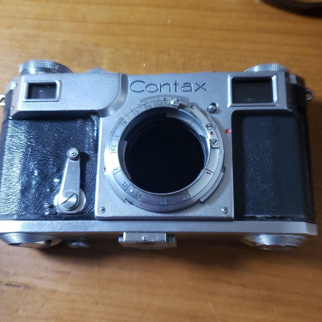 Contax ll　革ケース付き　故障品　1937年戦前のカメラ
