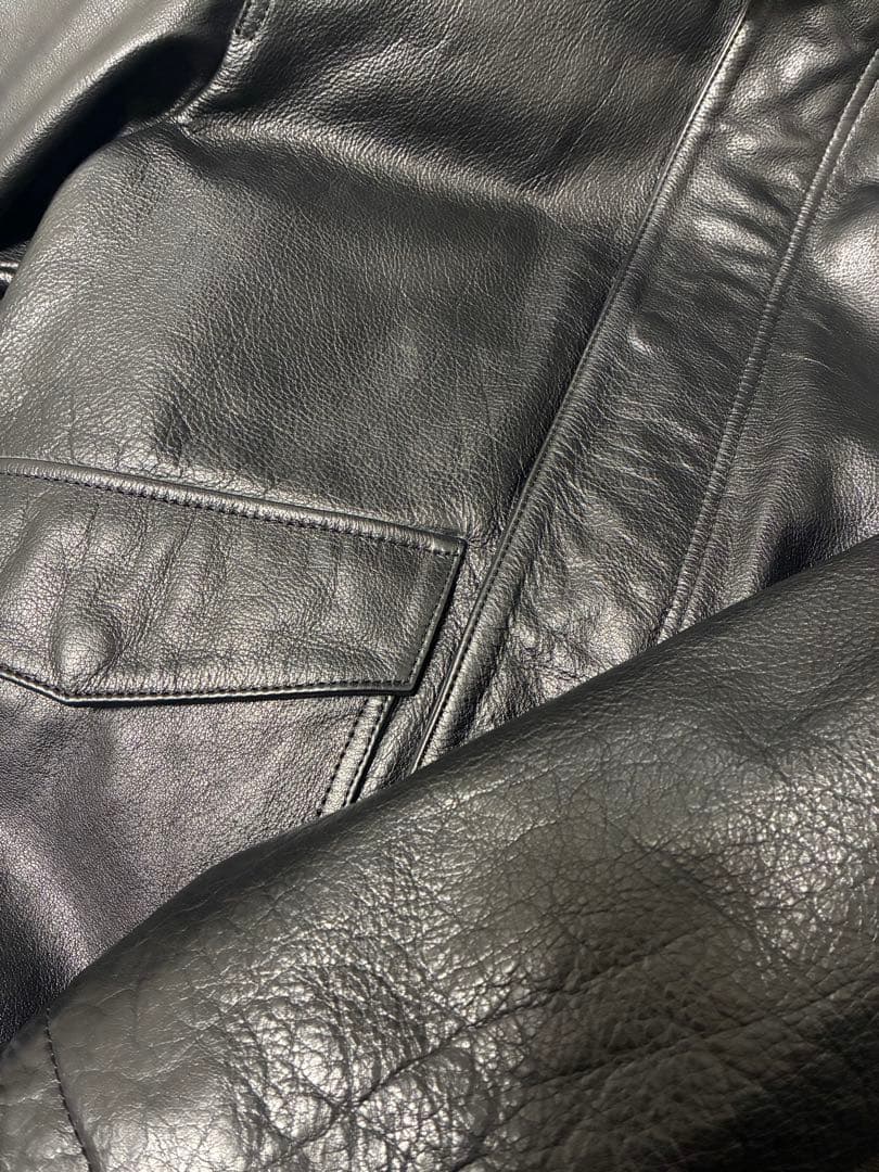 ZARA バッファローレザージャケット サイズM