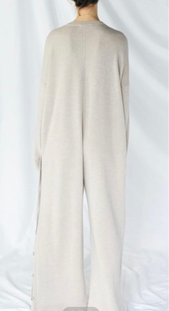 エンフォルド　クリーニング済ENFOLD メリノウール　オールインワン　ニット