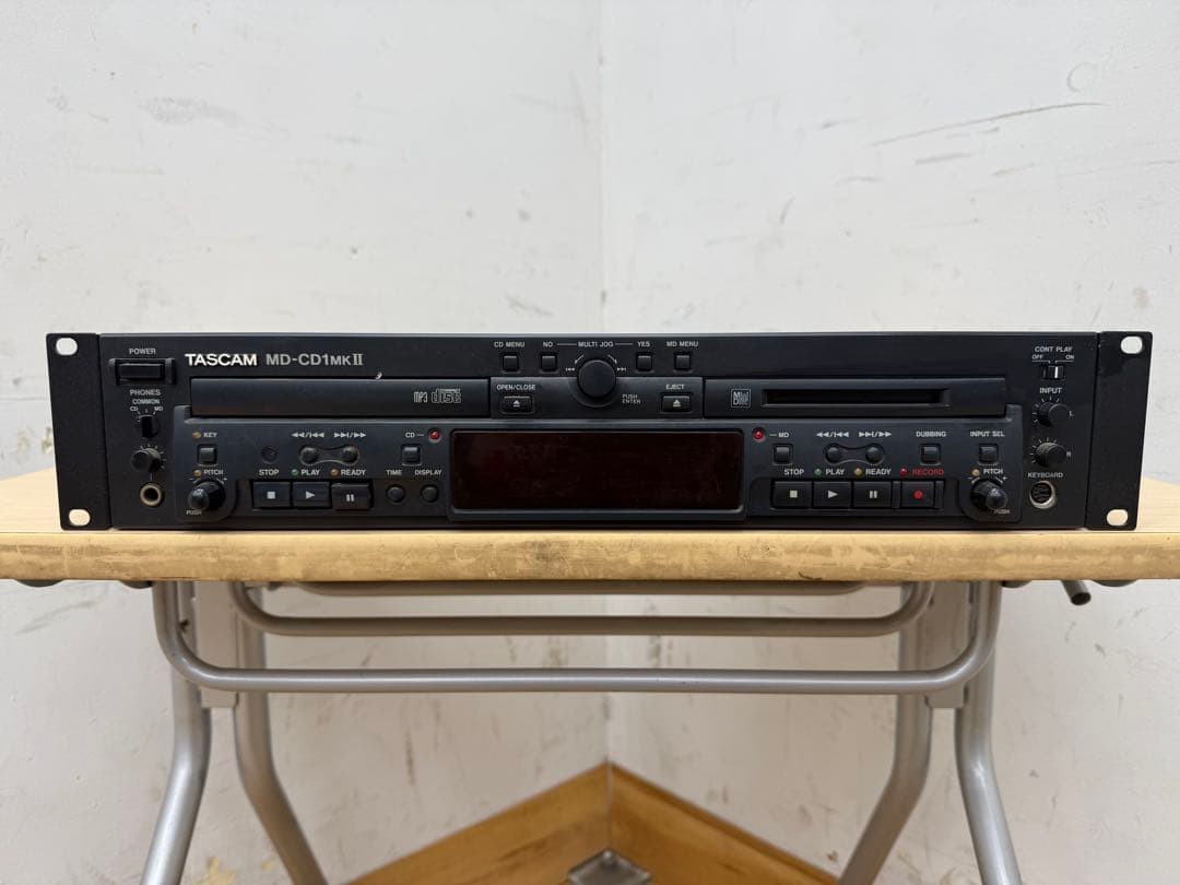 HA371☆TASCAM☆MD-CD1II☆コンボデッキ☆09年製☆通電確認済み