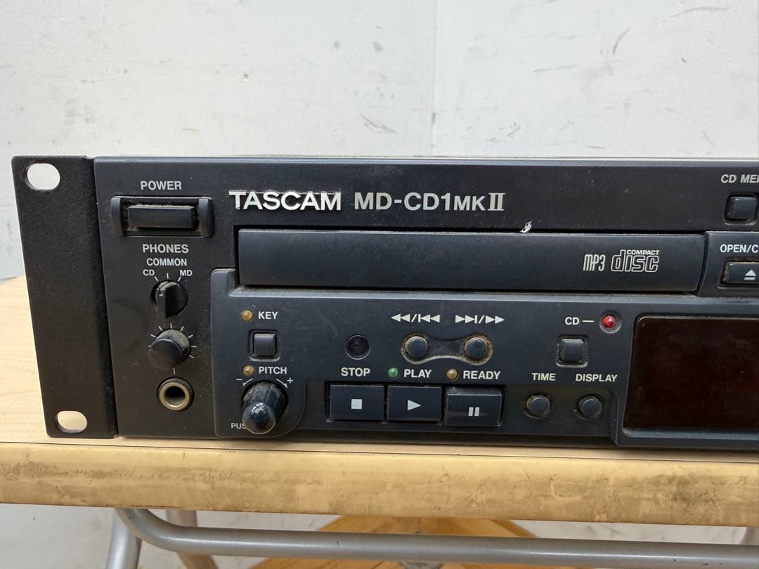 HA371☆TASCAM☆MD-CD1II☆コンボデッキ☆09年製☆通電確認済み