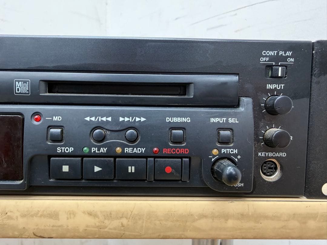 HA371☆TASCAM☆MD-CD1II☆コンボデッキ☆09年製☆通電確認済み