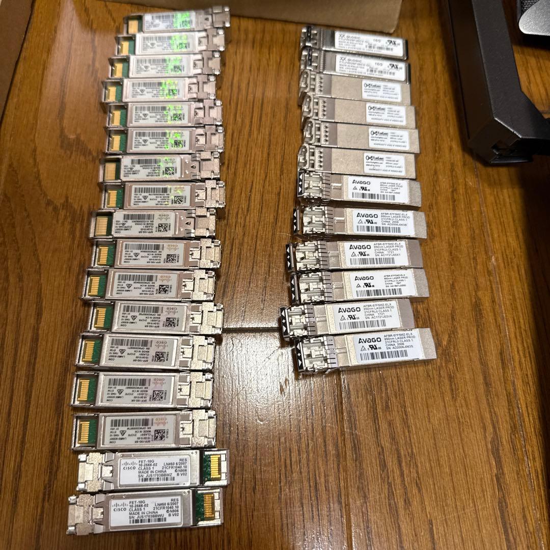 【ネットワーク】10GbE NIC/SFP+/光モジュール/スイッチ/ルーター