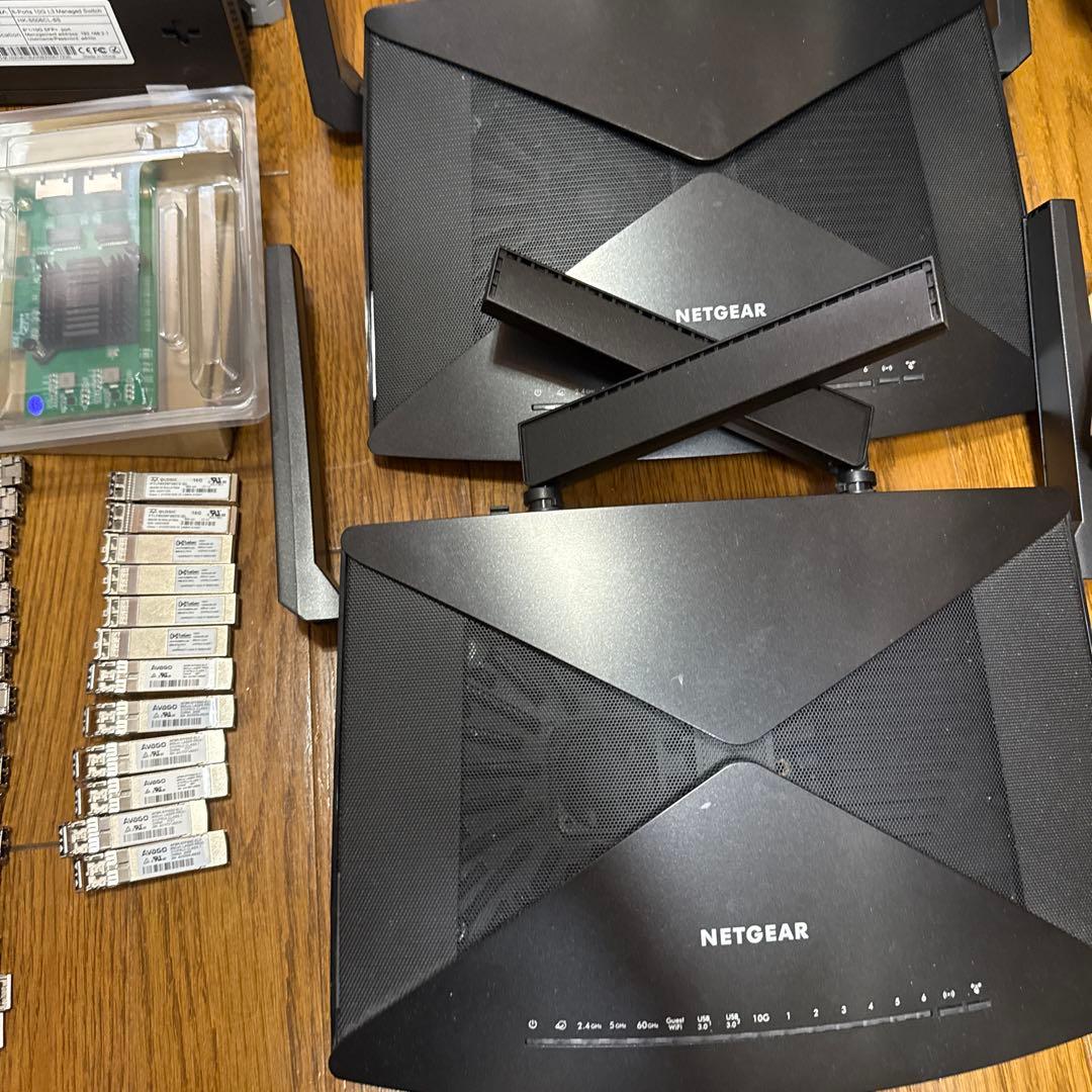 【ネットワーク】10GbE NIC/SFP+/光モジュール/スイッチ/ルーター