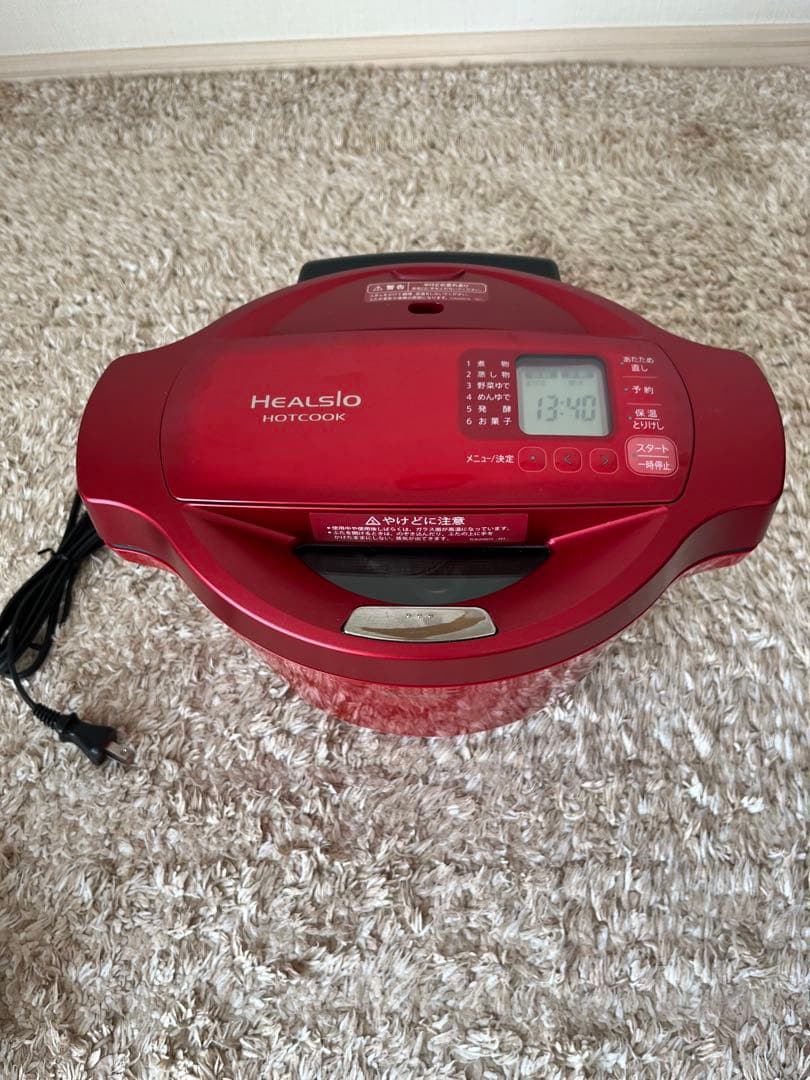 SHARP ホットクック KN-HT99A-R レッド 1.6L