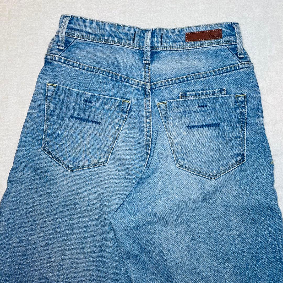 美品 YANUK ヤヌーク LILITH ワイドストレート リリス w23