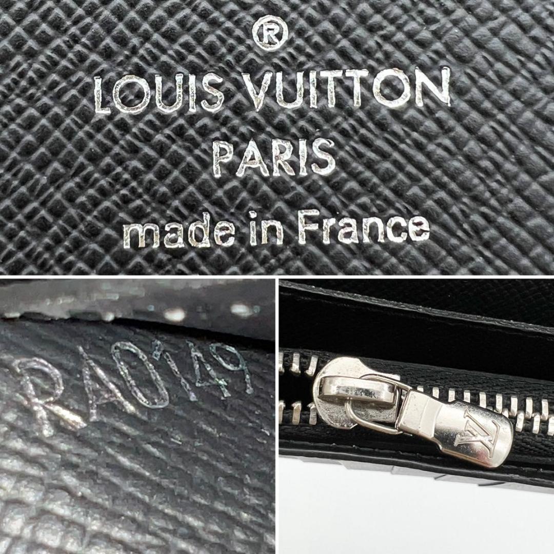 【美品】新型 ヴィトン タイガ ポルトフォイユ ブラザ 長財布 黒 M30501