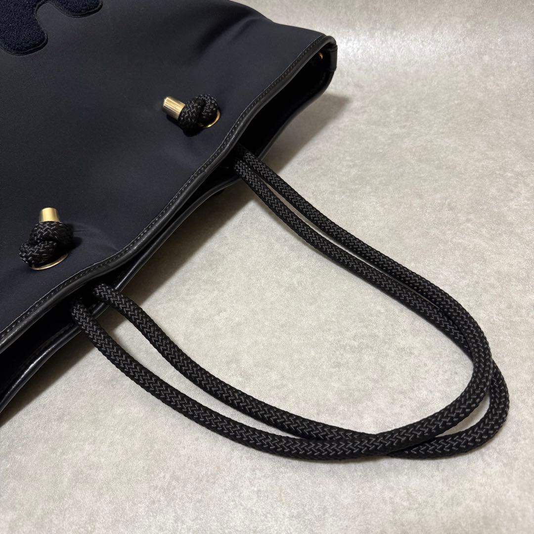 【mutaMARINE×bonfanti】希少　コラボ　ロープトートバッグ　ロゴ